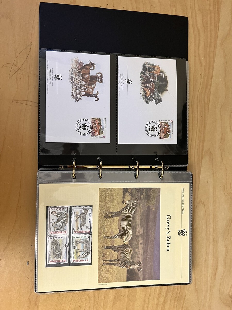 WWF World Wildlife Fund Conservation Stamp Collection Complete