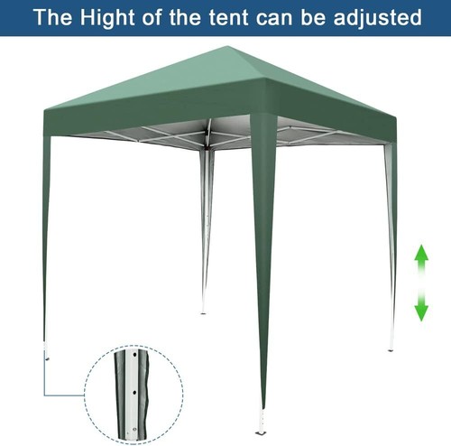 6.5x6.5ft Pop Up Canopy Tent, Outdoor Instant Shelter Folding Canopy + Carry Bag - Picture 2 of 9