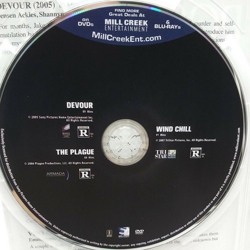 Possessed by Evil - DVD - 5-Movie Collection Devour The Plague Etc. Gently Used - Picture 3 of 4