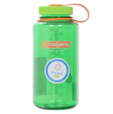 Nalgene Wide Mouth Round Loop-Top Water Bottle - 32 oz/ 1L New