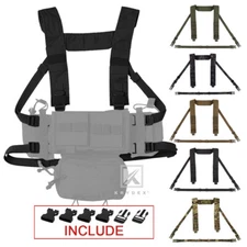 KRYDEX Micro Fight Fat Strap and Back Strap Shoulder Strap for MK3 MK4 Chest Rig
