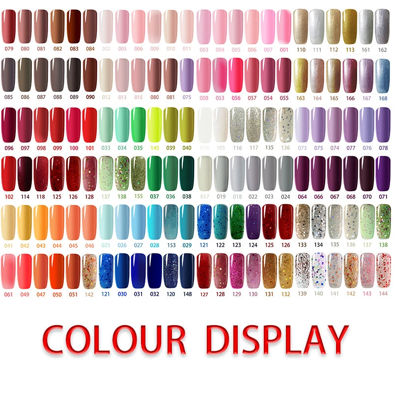 Anfillesan 12 Colour Series Gel Nails Soak Off UV LED Nail Lacquer Top Base Coat - image 2 of 4