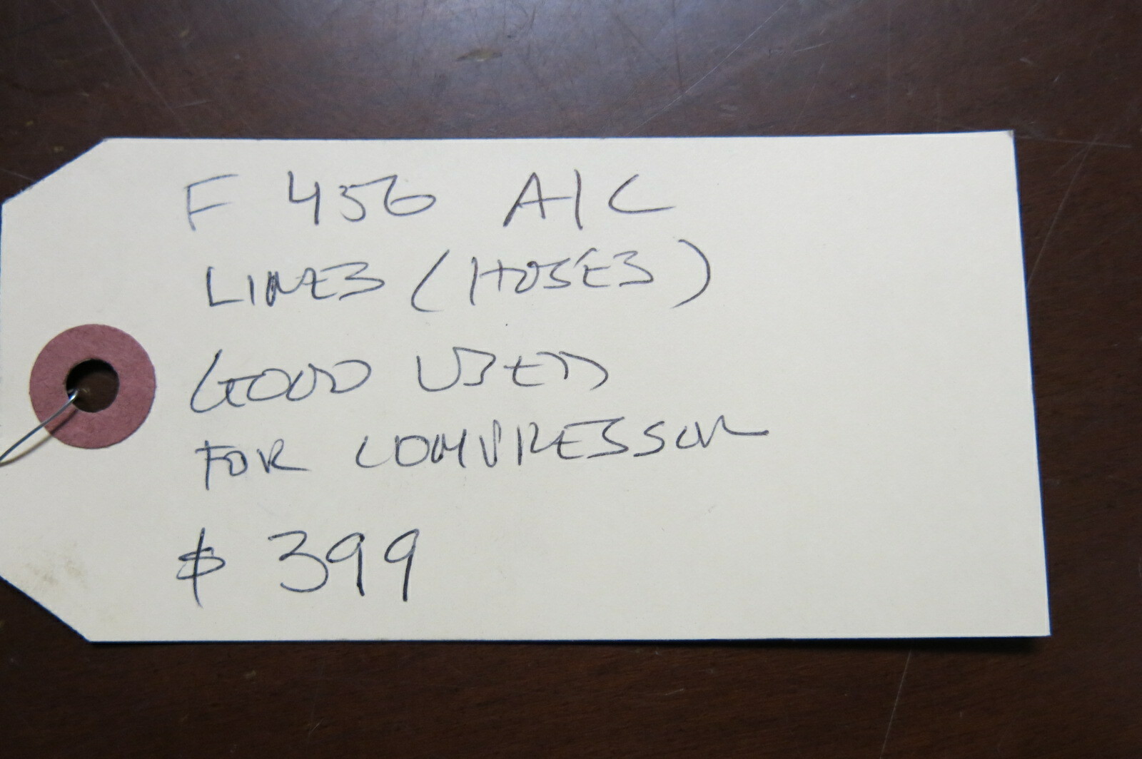 Ferrari 456 OEM A/C Lines / Hose for Compressor