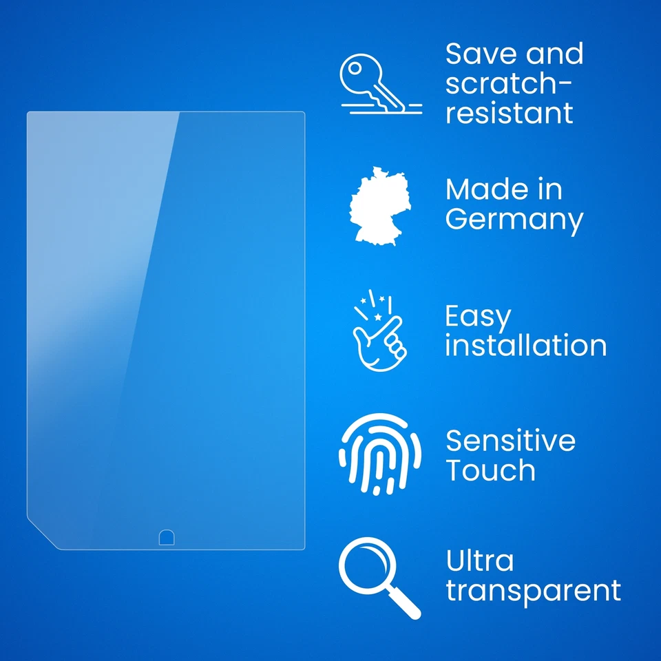 atFoliX 2x Screen Protector for Barnes & Noble NOOK HD+ 9 Inch clear - Image 3 of 4