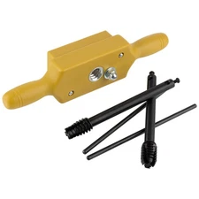 Tap and Die Set - 1/2 Inch Jig Dowel Thread Tap Kit Cuts Male and Female Wood...