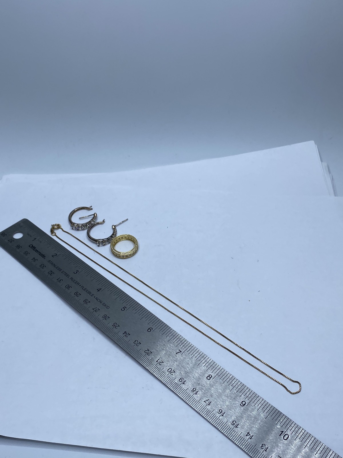 Gold Over Sterling Silver Assorted Bundle 3pcs 10… - image 12