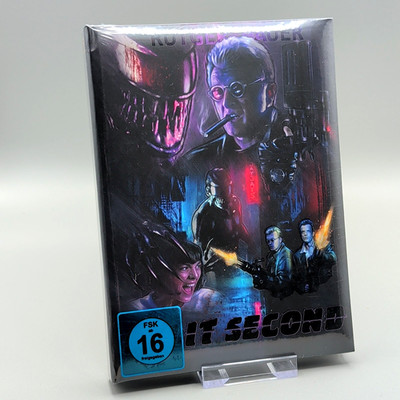 Split Second Mediabook Cover A wattiert Blu-Ray + DVD Retro Gold 63 NEU OVP