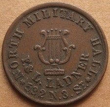 Philadelphia PA750M-1a EF - F. & L. Ladner - North Military Hall - Lyre Music