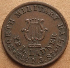 Philadelphia PA750M-1a EF - F. & L. Ladner - North Military Hall - Lyre Music