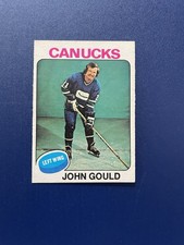 1975/76 OPC Hockey John Gould Card # 266 In Excellent Condition