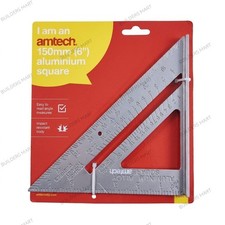 Roofing Square Aluminium 6" Builders Square Ruler Carpenters 6 inch Triangle