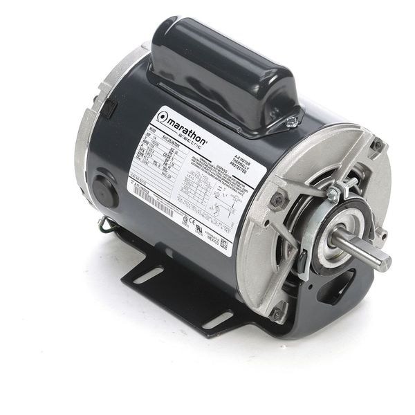 Leeson 5Kc35jn7x Capacitor-Start General Purpose Motor, 1/4 Hp Hp, 115/230V Ac