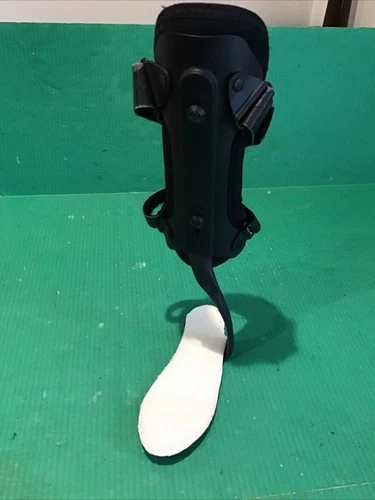 TruLife Matrix AFO Foot Drop Brace Left Foot sz Medium w/ Adj. Height Shin Pad