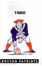 1960 Boston Patriots Media Guide Roster - 36-page AFL NFL Football Press Reprint