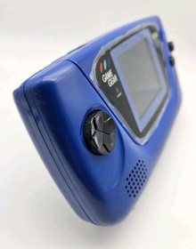 SEGA Game Gear Restored - Blue - Recapped, New Glass Lens, AC Adapter, Tested