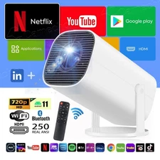 Mini Projector Full HD 1080P wifi bluetooth 5  Portable Home Theater USB HDMI