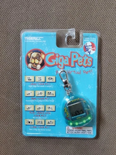 Giga Pets Virtual Pet 1997 Tiger Electronics KFC Digi Pup Sealed Collectible