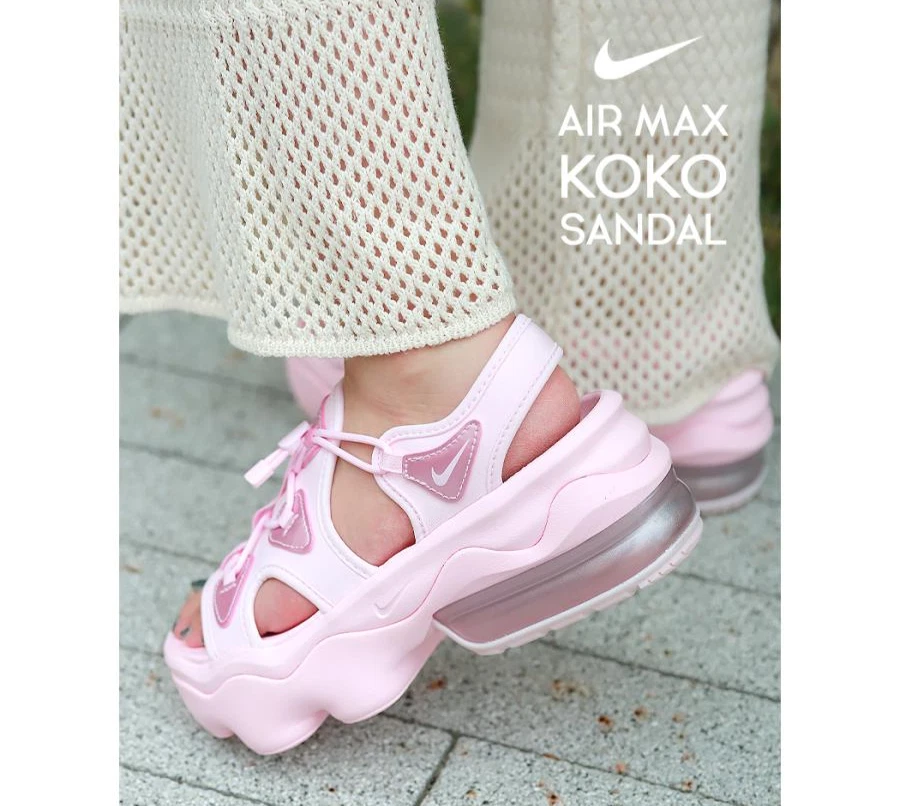 Nike Air Max Coco Sandali Donna HJ9651 600 Rosa Forma Bambola Rosa Forma