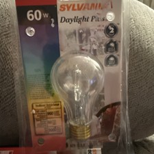 Rare NOS Vintage Sylvania Daylight Plus Bulb-A19 60 watt bulb