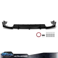 Rear Bumper Diffuser Valance Gloss Black Fit For 2020-2024 BMW X6 G06 M Sport