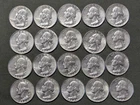 Washington Quarters 90% Silver Lot Of 20, 1964