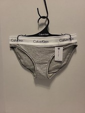Calvin Klein Women's Cotton Bikini Underwear - Gray Size Small NWT