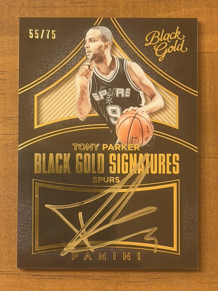 Panini Tony Parker Basketball Autographed Sports Trading Cards