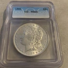 1886 p Morgan Silver Dollar ICG MS65 Beautiful Near Flawless