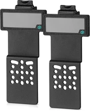 Savior Equipment Wall Rack System Tactical Universal 2-Pack, Obsidian Black 