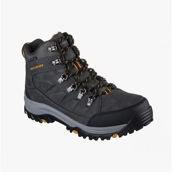 Skechers Relment Daggett Hombres Botas Impermeables Senderismo Trekking Botas Gris Reino Unido 9