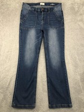 Nicole Miller Jeans Women's Size 12 34x29.5 Blue Soho Highrise Bootcut