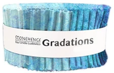 Stonehenge Gradations 2.5" Strip Roll in Midnight by Northcott