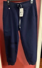 New Figs Zamora 2.0 Jogger, Size Small, Petite, Navy
