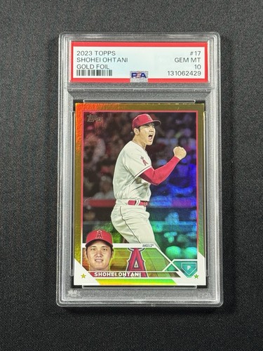2023 Topps Series 1 - Shohei Ohtani #17 Gold Foil PSA 10 Low Pop