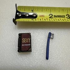 Sexy Dictionary And Toothbrush For Austin Powers 1999 Miniature Book Replacement