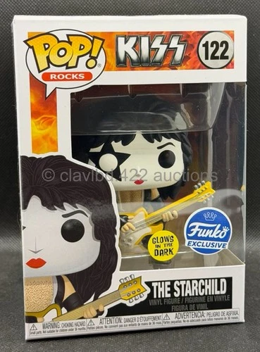 Funko POP!  KISS: The Starchild Paul Stanley - GITD Shop Excl 122 Rocks figure