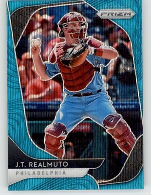 2020 Panini Prizm Carolina Blue Prizm JT Realmuto #172 PHI