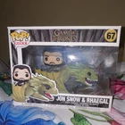 Funko Pop! Rides Game of Thrones Jon Snow & Rhaegal Vinyl Figure #67
