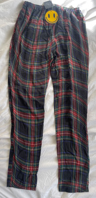 DROP DEAD Clothing Tartan Pants Trousers Sz 8 Ladies Goth Emo Alternative Grunge