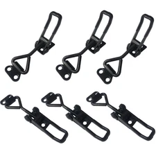 Black Toggle Latch Clamp, Heavy Duty Adjustable Toggle Clamp for Smoker Door ...