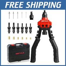 Professional Rivet Gun Set with 50 Rivets