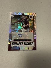 2021 Contenders Draft Picks - Auto K.J. Costello #304 Cracked Ice Ticket /23