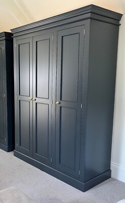 Wardrobe - 3 door full hanging - Edwardian style | eBay UK