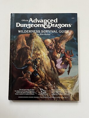 Advanced Dungeons and Dragons Wilderness Survival Guide TSR 1. Auflage 1986