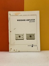 HP 00461-90006 Model 461A/462A Wideband Amplifiers Operating & Service Manual