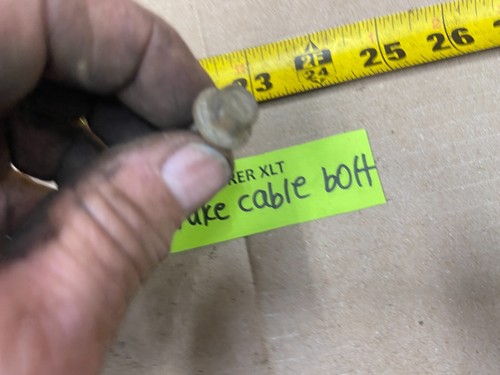 2006-2010 FORD EXPLORER PARK BRAKE CABLE TO FRAME BOLT - Picture 5 of 7