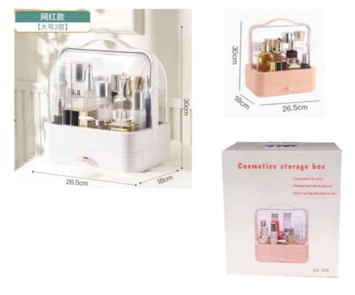 x Aufsteller Organizer Schminkbox Schmuckkästchen Kosmetik 1 Schublade cir
