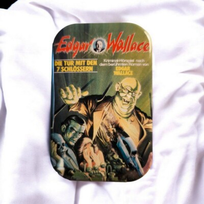 Edgar Wallace 10 Die Tür mit den 7 Schlössern | Kühlschrankmagnet | NEU | 