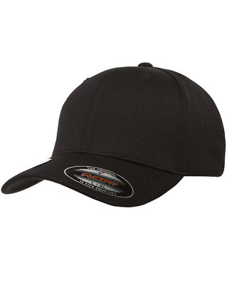 5 Pack Of Flexfit 6597 Adult 6 Panel Structured Mid Profile Cool & Dry Sport Cap