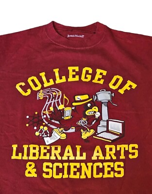 Iowa State Cyclones College of Liberal Arts & Sciences Graphic T-Shirt Size M